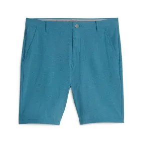 101 North 9" Golf Shorts | Pacific Green Heather