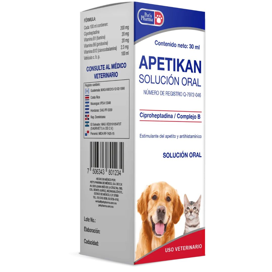 Apetikan Solución Oral 30ml - Pet's Pharma