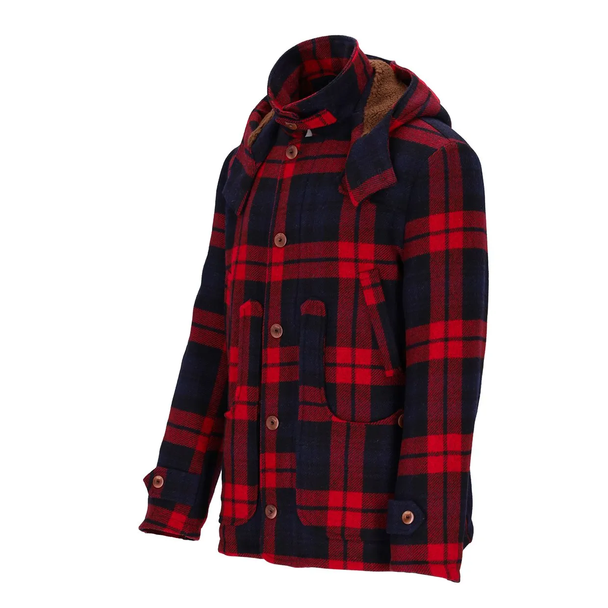 Blouson Capalbio Check Rosso / Blu