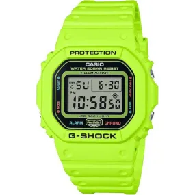 CASIO G-SHOCK ENERGY PACK YELLOW RUBBER STRAP DIGITAL DIAL MEN WATCH DW-5600EP-9JF