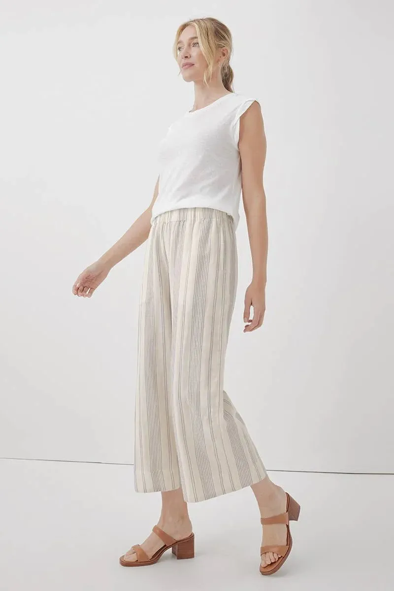 Coastal Double Gauze Wide Leg Pant