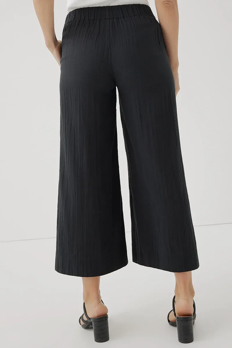 Coastal Double Gauze Wide Leg Pant