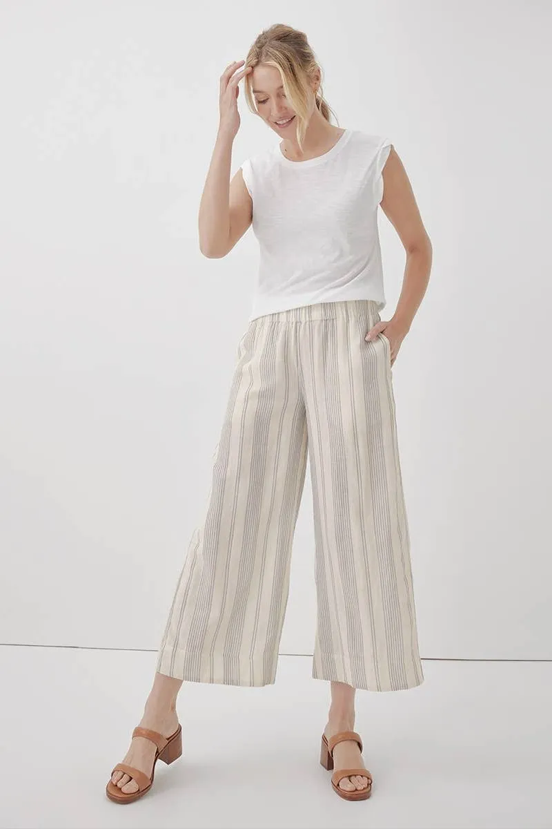 Coastal Double Gauze Wide Leg Pant