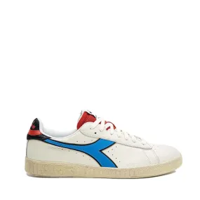 DIADORA SNEAKERS GAME L LOW ICONA BIANCO-NERO-AZZURRO