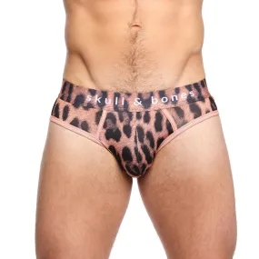 Furry Animal Print Brief