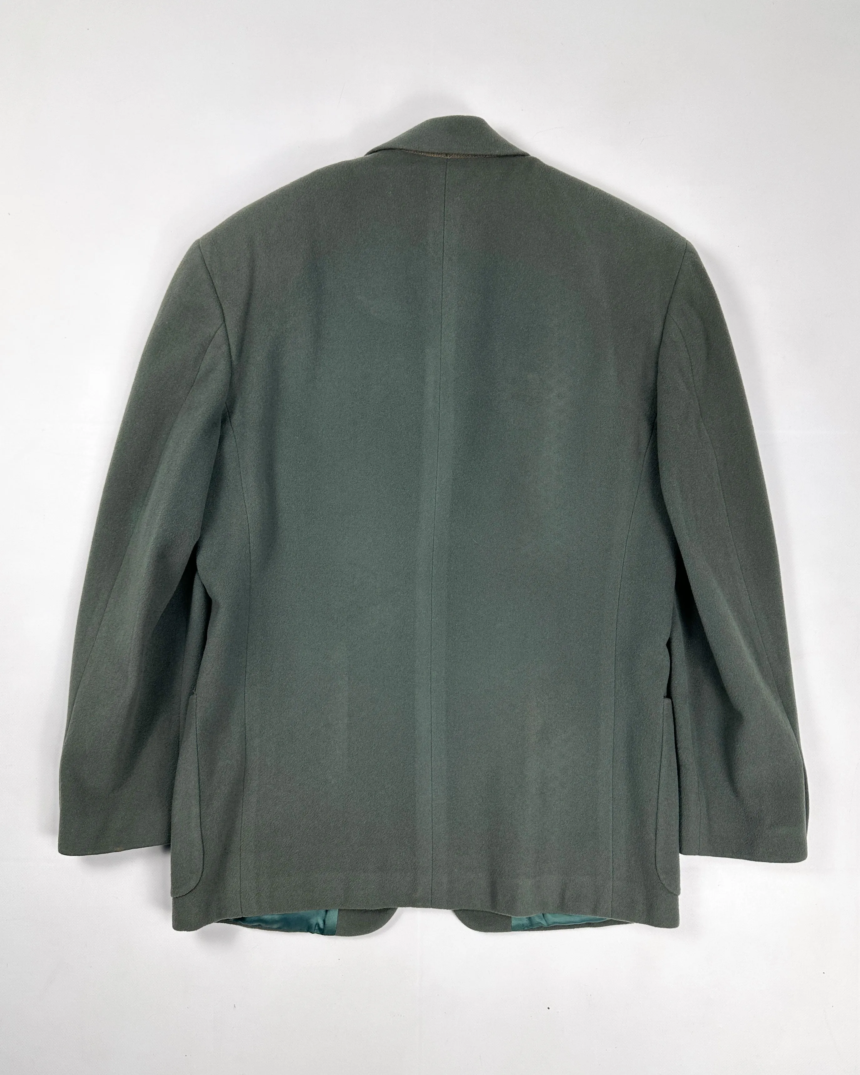 Iceberg "Waterloo" Deep Green Blazer 1990's