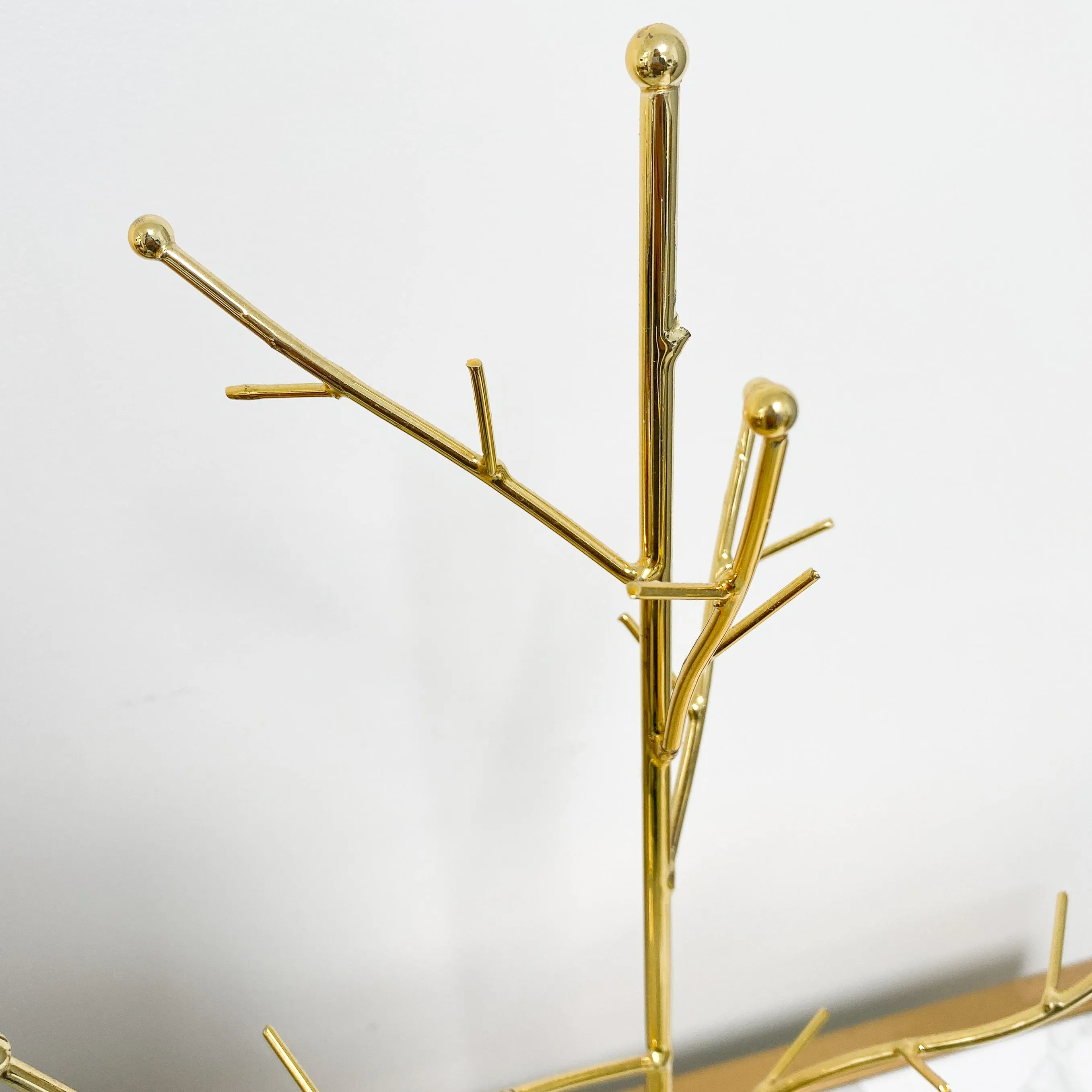 Large Marble & Gold Jewellery Tree