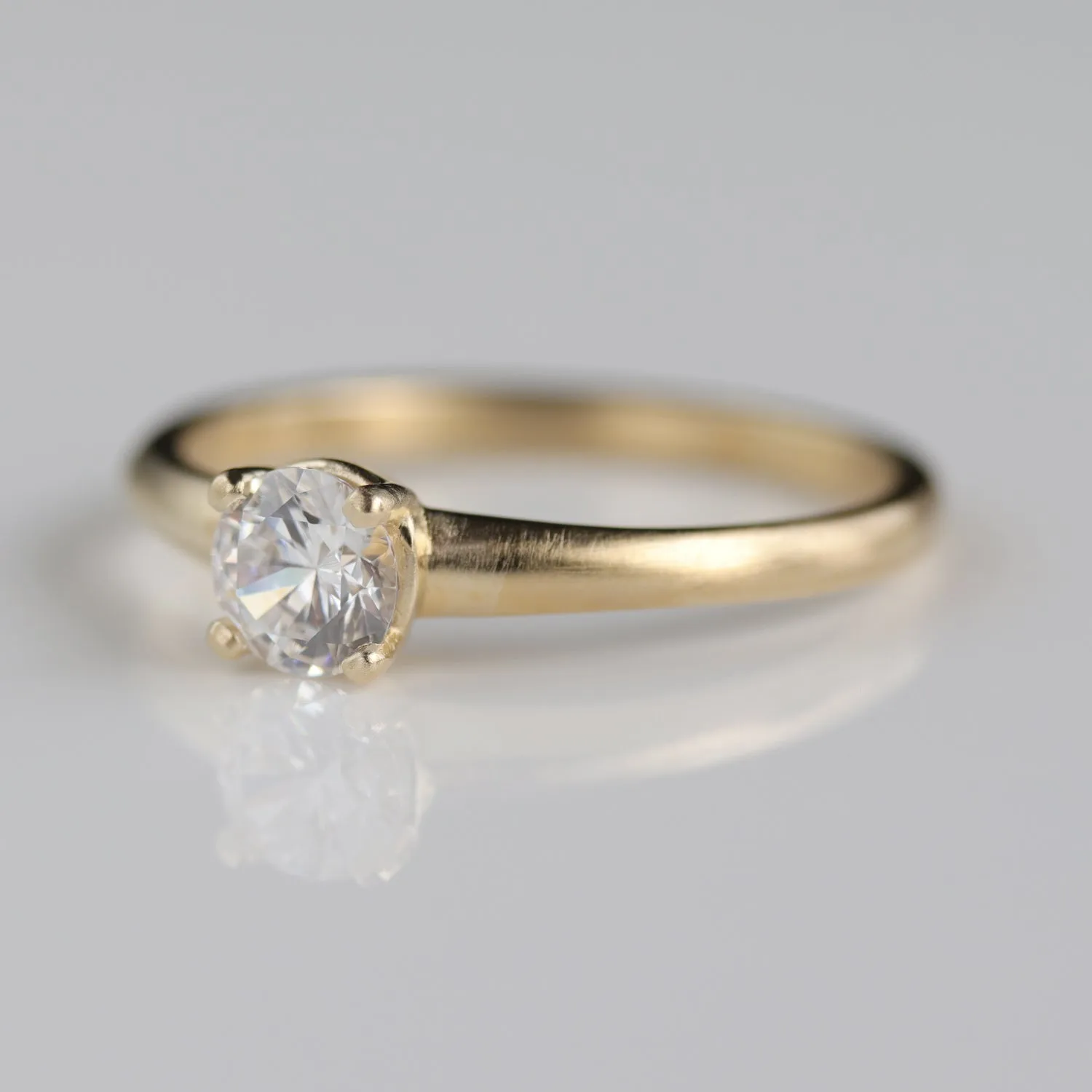 Low Base Four-Prong Solitaire •