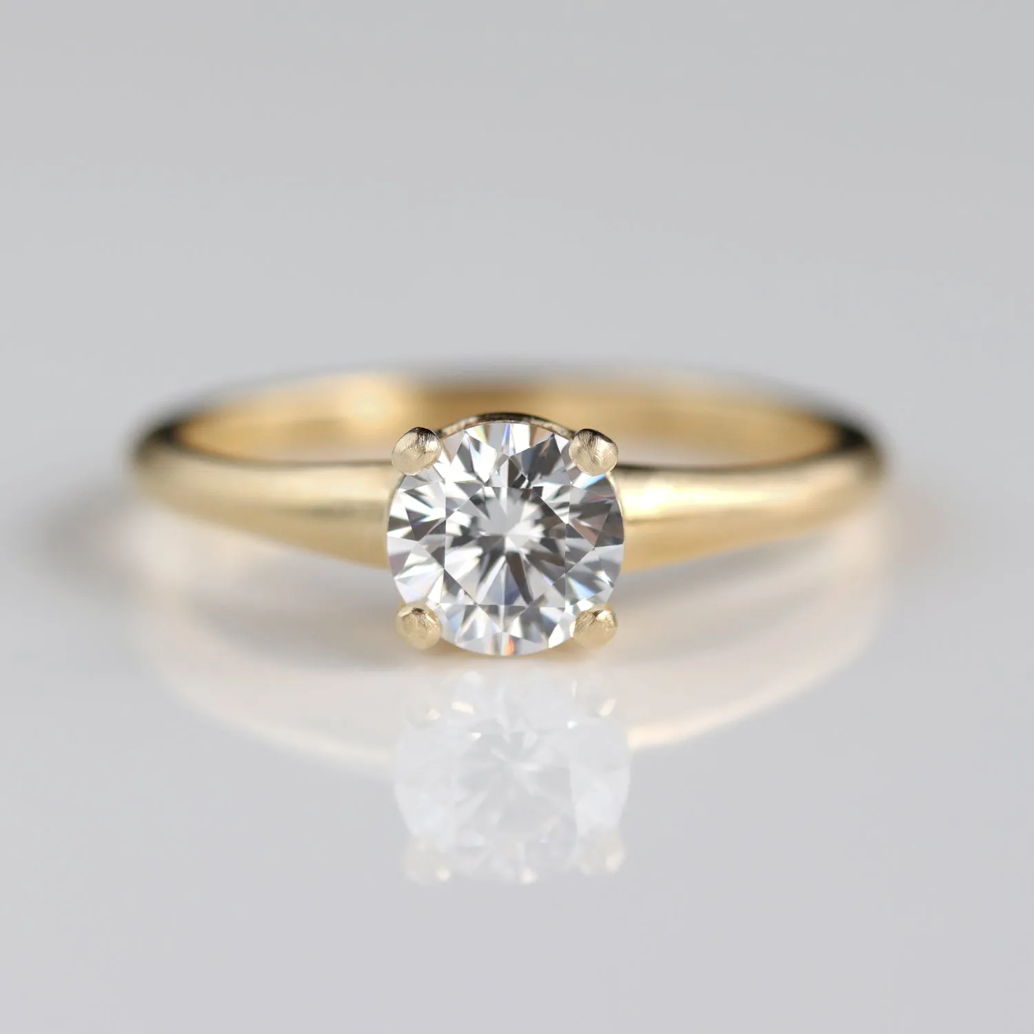 Low Base Four-Prong Solitaire •