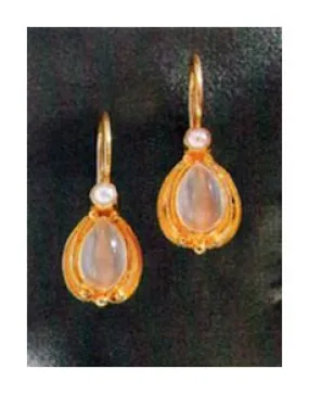 Moonstone of Baker Street Earrings