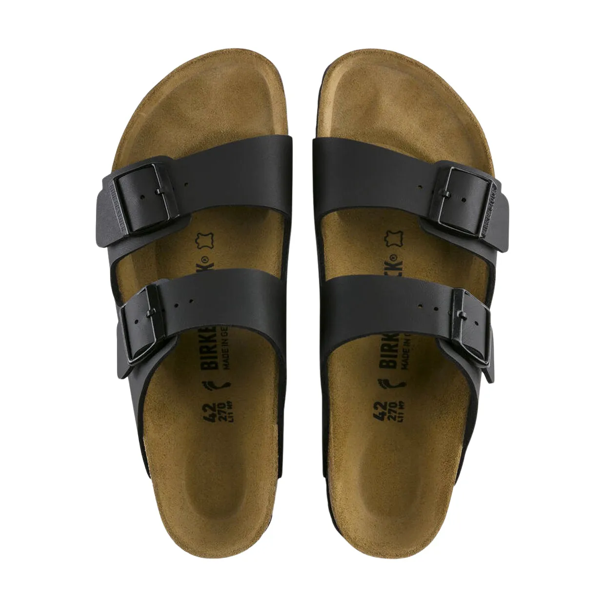 Sandali Birkenstock Arizona Birko-Flor Nero