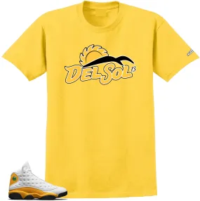 Shirt To Match Jordan 13 Del Sol -Snelos Del Sol Sneaker Tees