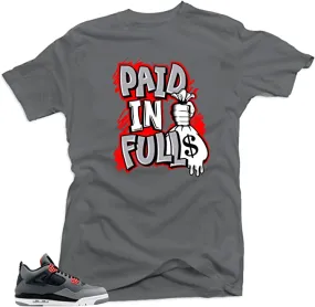 Shirt To Match Jordan 4 Infrared Volt - Paid in Full Sneaker Match Shirts