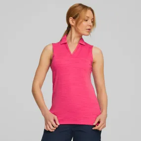 Women's CLOUDSPUN Coast Sleeveless Golf Polo | Orchid Shadow Heather